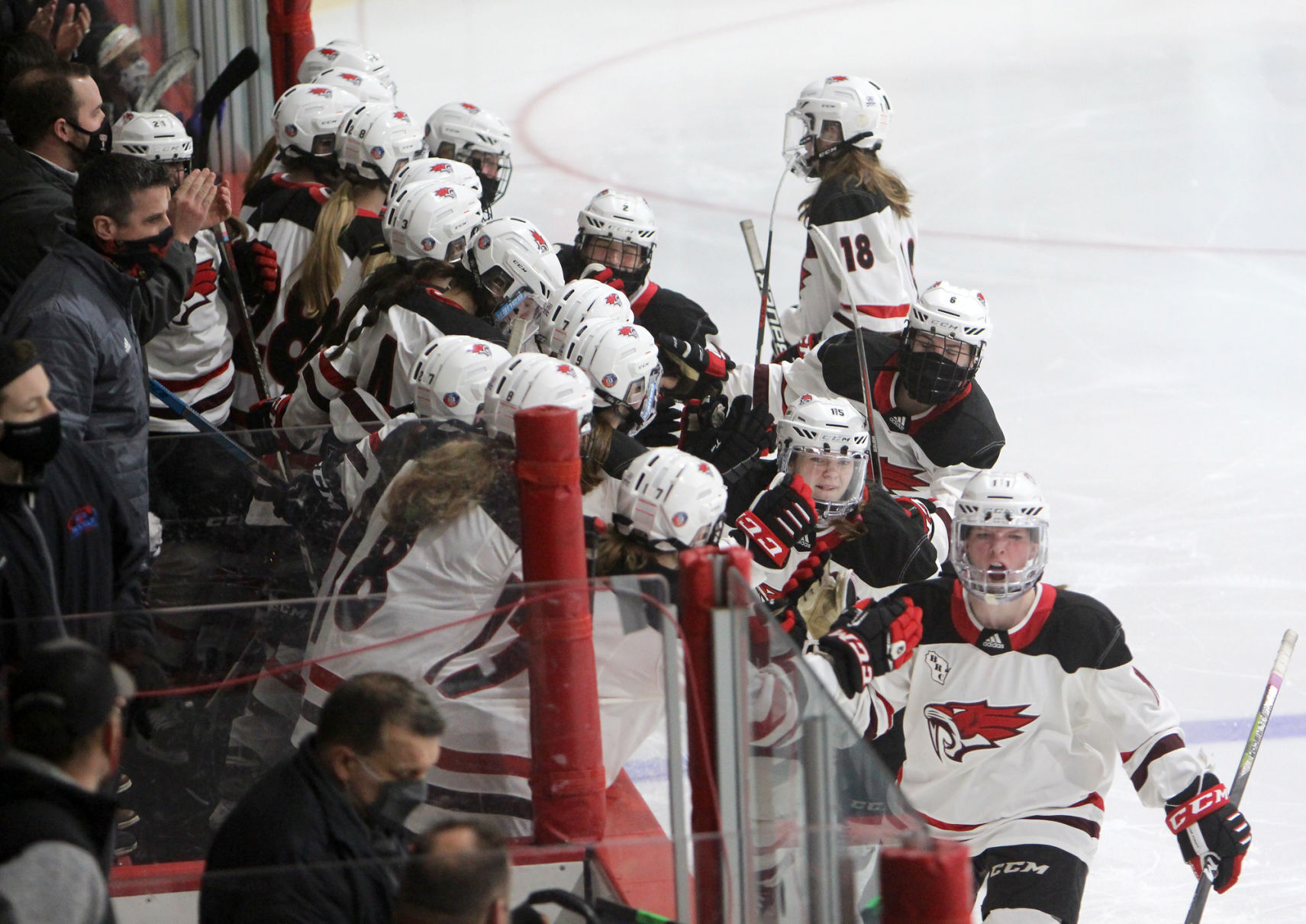 Girls Hockey State Championship: Chippewa Falls/Menomonie vs University School of Milwaukee in Wisconsin Rapids 2-20-21